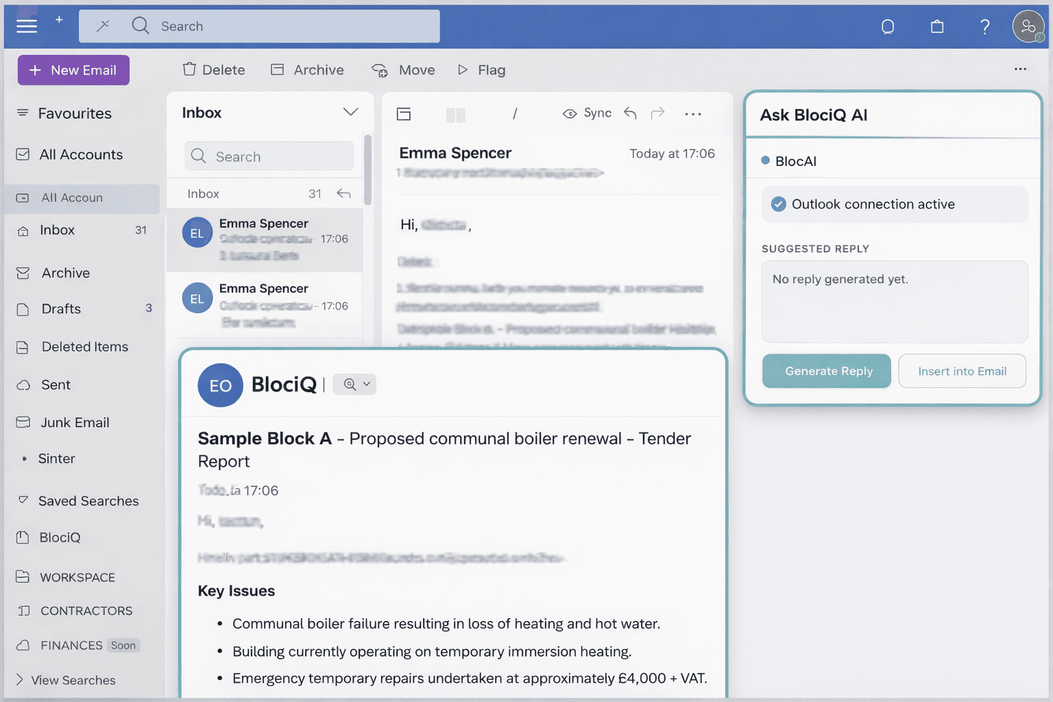 BlocIQ Outlook Add-in